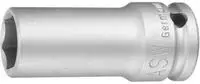 Kraftschraubersteckschl&uuml;sseleinsatz 740 L 3/4 Zoll 6KT SW 17mm L.95mm ASW
