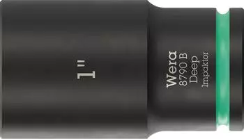 Wera 8790 B Impaktor Deep Au&szlig;en-Sechskant Steckschl&uuml;sseleinsatz 1" 3/8" (05005576001)