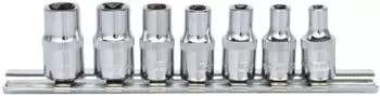 KS Tools CHROMEplus Torx-E Stecknuss-Satz 1/4", 7-teilig (918.4355)