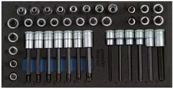 Gedore 1500 CT1-ITX 30 Schraubendrehereinsatz-Satz 3/8" im Check-Tool-Modul, 39-tlg. (2308983)