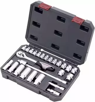 Kraftwerk Steckschl&uuml;sselsatz Basic 3/8" 26-teilig (204.102.100)