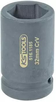 KS Tools 1-Zoll-6-Kant-Stecknuss SW 32mm (516.1185)
