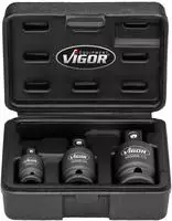 Vigor V5505N, Vigor V5505N Kraft-Steckschl&uuml;sseleinsatz-Set Antrieb 1/2" (12.5...