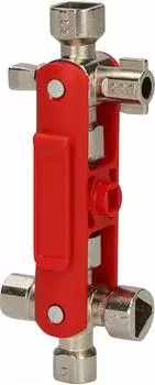 KS Tools Universal-Schaltschrankschl&uuml;ssel, magnetisch, Zinkdruckguss (130.1041)