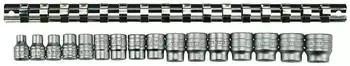 Teng Tools M3816 Steckschl&uuml;sselsatz metrisch 3/8", 16-tlg. (M3816)