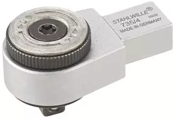 Stahlwille Einsteck-Umschaltknarre 1/4" 9x12mm 60 Z&auml;hne (735/4)