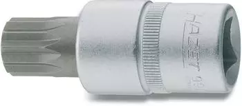 HAZET Schraubendreher-Steckschl&uuml;sseleinsatz 1/2" Innen-Vielzahn XZN (990-8)