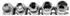 BGS Dreikant-Einsatz-Satz M5-M12, 5-tlg. (8608)
