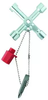 Weidmüller Cross-Key Universal Schaltschrankschlüssel Zinkdruckguss (9918130000)