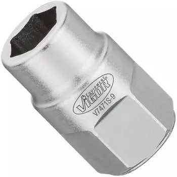 Vigor Blinky Steckschl&uuml;ssel kurz 9mm (V7471S-9)