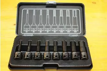Boni-Shop Innensechskant-Nuss-Set 3/8", H4-H14, Cr-Mo, 8-teilig