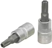 KS Tools 1/4" Bit-Stecknuss TX mit Stirnlochbohrung, TB25