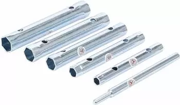 BGS Rohrsteckschl&uuml;ssel-Satz metrisch 8-17mm, 6-tlg. (85814)