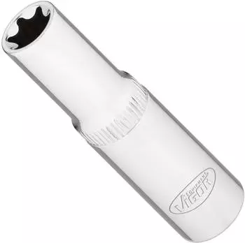Vigor Blinky Steckschl&uuml;sseleinsatz lang, 3/8&Prime;, Au&szlig;en-Torx E-Profil, SW E12 (V7014-12)