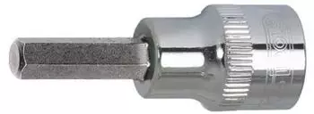 KS Tools CHROMEplus Bit-Stecknuss Innensechskant 1/2" kurz 9mm (918.1609-E)
