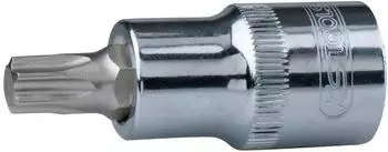 KS Tools CHROMEplus Steckschl&uuml;sseleinsatz Torx 1/2" T30 (918.1625)