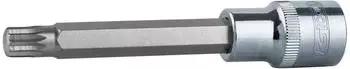 KS Tools CHROMEplus Bit-Stecknuss XZN lang 1/2" M8 (918.1693-E)