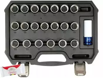 Yato Nuss-Set f&uuml;r Sicherungsschrauben 1/2" 21-tlg. (YT-060306)