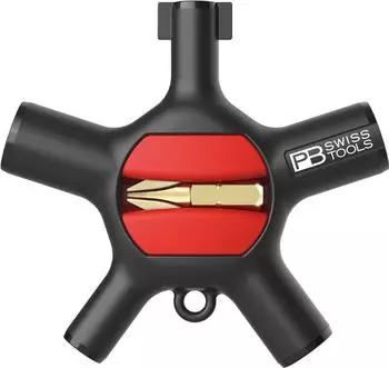 PB Swiss Tools Schaltschrankschl&uuml;ssel 9-in-1 Universal mit Bit (900.V01)