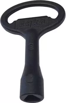 Emka Dreikant-Steckschl&uuml;ssel 8mm, Stahl schwarz gepulvert (1004-04)