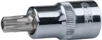 KS Tools CHROMEplus Bit-Stecknuss Torx mit Stirnlochbohrung 1/2" TB50 (918.1728-E)