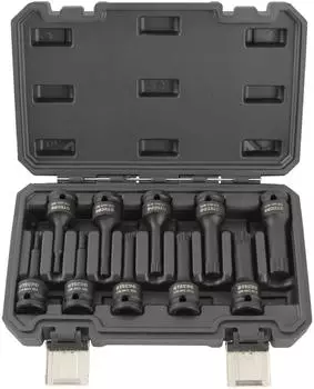 TECPO XZN Innenvielzahn Kraft-Steckschl&uuml;ssel-Satz 1/2", M4-M18, 10-tlg. (300856)
