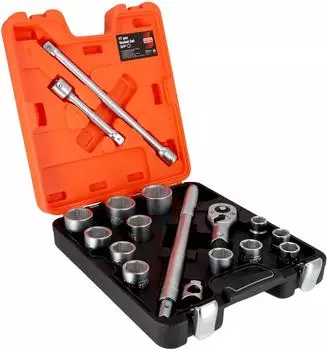 Bahco SLX17 Steckschl&uuml;ssel-Satz 17-tlg. metrisch 3/4" (SLX17)