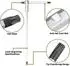 LuxusKollektion Torx-Schlüsselsatz 9-teilig T8-T40 T-Griff, CRV mattverchromt