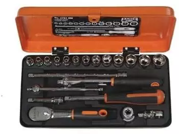 Bahco Steckschl&uuml;ssel-Satz 1/4" metrisch, 21-tlg. (6721NM)