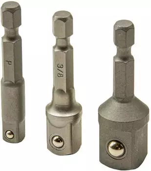 Projahn Bit-Adapter-Satz 1/4" f&uuml;r Steckschl&uuml;ssel-Eins&auml;tze 1/4", 3/8", 1/2", 3-teilig (2880)