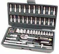 Br&uuml;der Mannesmann Steckschl&uuml;sselsatz 6,3 mm (1/4) 46tlg. (2040)