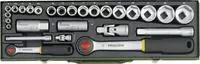 Proxxon Industrial 23020, Proxxon Industrial Steckschl&uuml;sselsatz metrisch 1/4"...