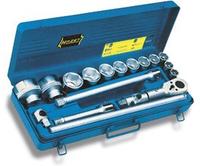 Steckschl&uuml;ssel Satz, Vierkant Hohl 20 Mm (3/4), Au&szlig;en-doppel-sechskant Profil,