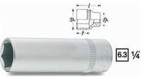 Hazet 850LG-13, Steckschl&uuml;sseleinsatz 850LG-13 1/4 Zoll 6-kant SW 13mm L.50mm...