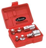 VIGOR GmbH VIGOR Adapter Satz, V1293, Vierkant hohl 6,3 mm (1/4 Zoll), Vierkant hohl