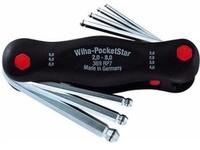 Wiha 23033, Wiha Innen-Sechskant Winkelschraubendreher-Set 2 mm, 2.5 mm, 3 mm,...