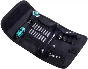 Wera Kraftform Kompakt Zyklop-Knarrensatz 1/4" 26-tlg. Wera Kraftform Kompakt Zyklop-Knarrensatz 1/4" 26-tlg.
