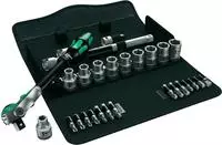 Wera Steckschl&uuml;ssel-Garnitur 1/2" 28tlg. Zyklop speed - 05004076001