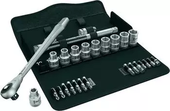 Wera Zyklop Metal mit Durchsteckvierkant 1/2" metrisch Set 28-tlg. 8100 SC 7