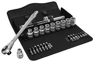 Wera 8100 SC 10 Zyklop Metal-Knarrensatz, Durchsteckvierkant, 1/2" z&ouml;llig (28-teilig)