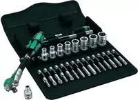 Wera Steckschl&uuml;ssel-Garnitur 1/4" 28tlg. Zyklop speed - 05004016001