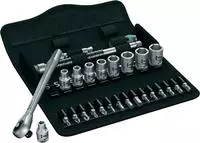 Wera Steckschl&uuml;ssel-Garnitur 1/4" 28tlg. Zyklop push - 05004017001