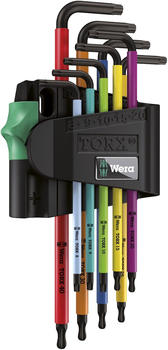 Wera TORX BO Multicolour Winkelschlüsselsatz, BlackLaser 967 SPKL/9