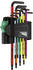 Wera TORX BO Multicolour Winkelschlüsselsatz, BlackLaser 967 SPKL/9
