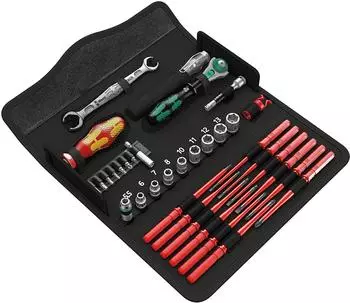 Wera Kraftform Kompakt W1 Wartung 35-tlg. Werkzeug-Set