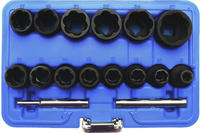 BGS-technic Schraubenausdreher 5269, f&uuml;r Au&szlig;ensechskant, f&uuml;r 8-27 mm