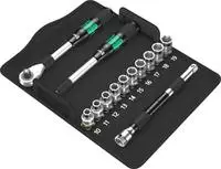 Wera Steckschl&uuml;ssel-Garnitur 1/2" 13tlg. Zyklop Hybrid - 05004090001