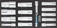 Steckschl&uuml;ssel-satz 163-459/15 Vierkant Hohl 12,5 Mm (1/2 Zoll) Au&szlig;en- - Hazet