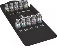 Wera Steckschl&uuml;ssel-Einsatz-Garnitur 1/2" 10tlg. Haltefunktion - 05004203001