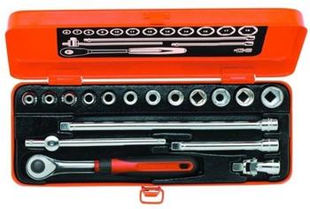Bahco Steckschlüssel-Satz 3/8", 17-tlg. (7430GE)